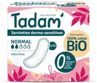 Absorbante BIO hipoalergenice Ultra Normal, 16 bucati, Tadam
