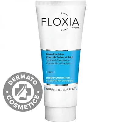 Emulsie pentru controlul petelor si uniformizarea tenului, 40ml, Floxia