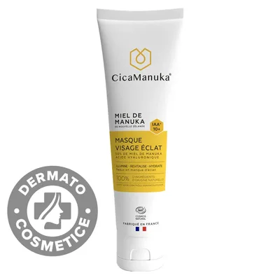 Masca pentru ten stralucitor cu miere de Manuka IAA10+, 100ml, CicaManuka