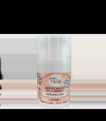 Deodorant bio roll-on cu citrice, 50ml, Born to Bio