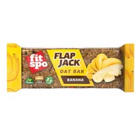 Baton de ovaz cu banana Flapjack, 80g, FitSpo