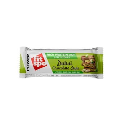 Baton proteic cu ciocolata dubai Power, 50g, FitSpo