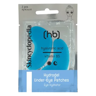 Plasturi pentru ochi hidrogel cu Acid hialuronic si Vitamina B5, 2 bucati, Skincyclopedia