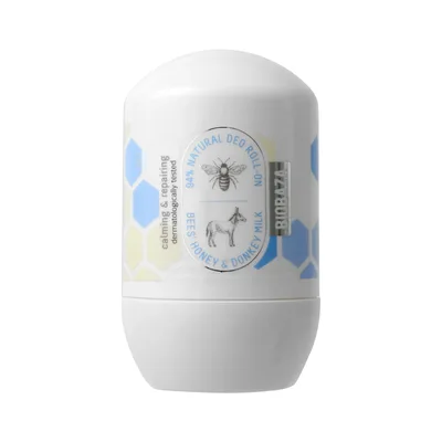 Deodorant roll-on cu extract de miere si lapte de magarita, 50ml, Biobaza