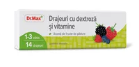 Dr. Max Drajeuri cu dextroza si vitamine, 14 drajeuri