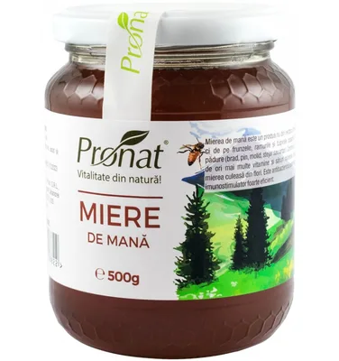 Miere de mana Bio, 500g, Pronat