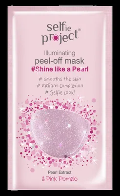 Masca exfolianta iluminanta Galaxy Shine Like A Pearl, 12ml, Selfie Project