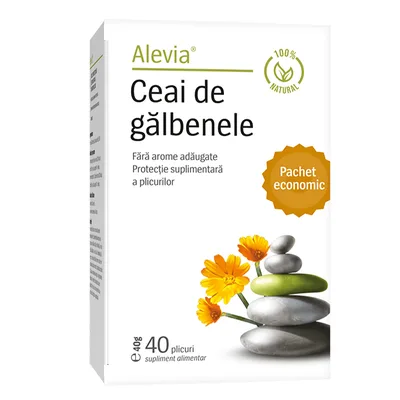 Ceai de galbenele, 50g, Alevia