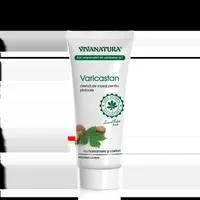 Crema de masaj pentru picioare cu hamamelis si castan Varicastan, 75ml, VivaNatura