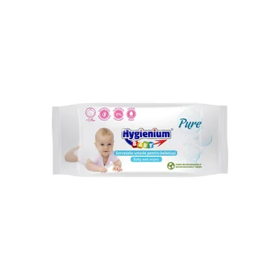 Servetele umede Pure Baby, 80 bucati, Hygienium