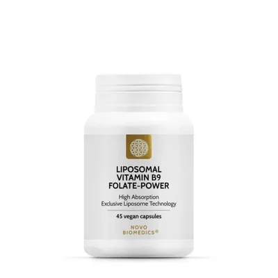 Liposomal Vitamin B9 Folate-Power, 45 capsule, Novo Biomedics
