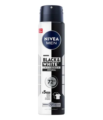 Deodorant spray pentru barbati Black & White Original, 150ml, Nivea