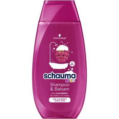 Sampon si gel de dus pentru copii Raspberry, 400ml, Schauma