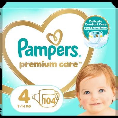 Scutece Premium Care Nr.3 pentru 6-10 kg, 120 bucati, Pampers