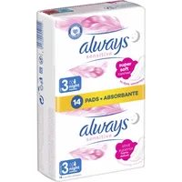 Absorbante Ultra Sensitive Night, 14 bucati, Always