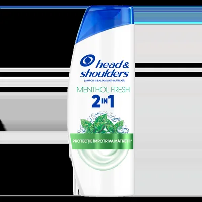 Sampon pentru par normal Menthol 2 in 1, 400ml, Head&Shoulders