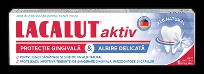 Pasta de dinti Aktiv protectie gingivala si albire delicata, 75ml, Lacalut