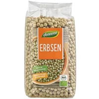Mazare verde intreaga ecologica, 500g, Dennree