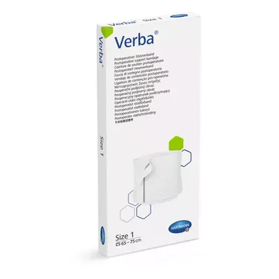 Centura elastica cu sustinere abdominala postoperatorie Verba Marimea 1, 65 - 75cm, Hartmann