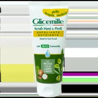 Crema exfolianta cu glicerina si musetel bio pentru maini si picioare, 100ml, Glicemille