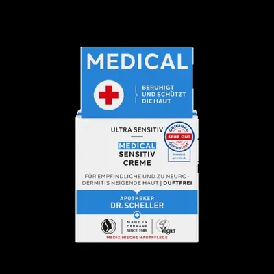 Crema calmanta si hidratanta pentru pielea sensibila predispusa la dermatita, 50ml, Dr. Scheller