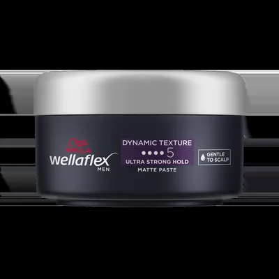 Ceara mata pentru par cu grad de fixare 5 Men Dynamic Texture Wellaflex, 75ml, Wella