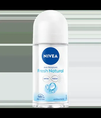 Deodorant roll-on pentru femei Fresh Natural, 50ml, Nivea