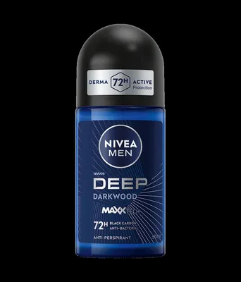 Deodorant roll-on pentru barbati Deep Esspresso, 50ml, Nivea