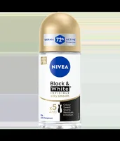 Deodorant roll-on pentru femei Black & White Silky Smooth, 50ml, Nivea