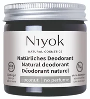 Deodorant crema 100% natural fara parfum, 40ml, Niyok