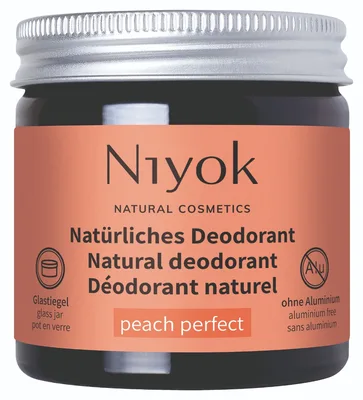 Deodorant crema 100% natural cu aroma de Peach, 40ml, Niyok