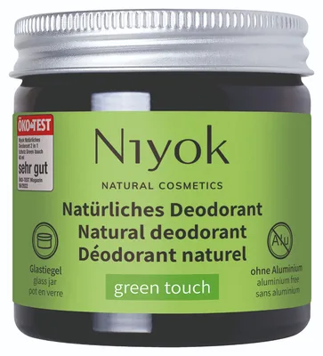 Deodorant crema 100% natural cu aroma de Green Touch, 40ml, Niyok