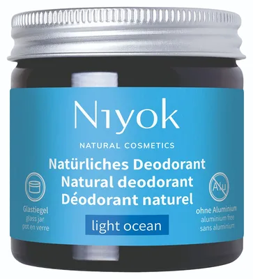 Deodorant crema 100% natural cu aroma de Light Ocean, 40ml, Niyok