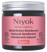 Deodorant crema 100% natural cu aroma Flower, 40ml, Niyok