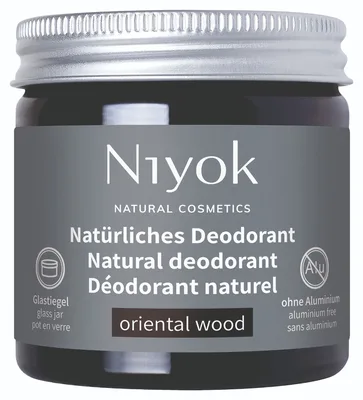 Deodorant crema 100% natural cu aroma de Oriental Wood, 40ml, Niyok