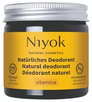 Deodorant crema 100% natural Vitamina, 40ml, Niyok