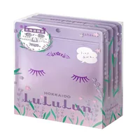 Masca de fata cu lavanda Hokkaido, 5x7 bucati, LuLuLun