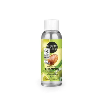 Sampon pentru par uscat cu avocado si masline, 280ml, Organic Shop