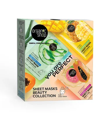 Set masti pentru fata You are Perfect, 3 x 25g, Organic Shop