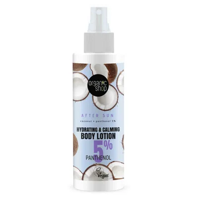 Lotiune de corp dupa expunerea solara, 150ml, Organic Shop