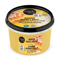 Scrub de corp Honey & Fresh Juniper Sauna Honey Salt, 250ml, Organic Shop