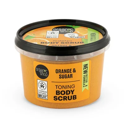 Exfoliant de corp Sicilian Orange, 250ml, Organic Shop