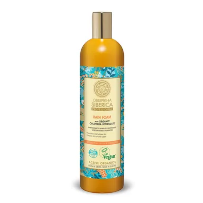 Spuma de baie Oblepikha Hydrolate, 550ml, Natura Siberica