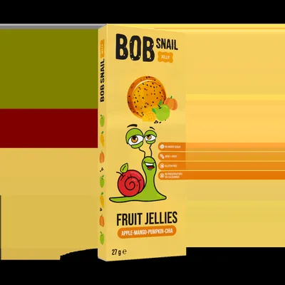Jeleu din mar mango dovleac si chia, 27g, Bob Snail