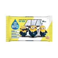 Hartie igienica umeda Minions, 44 bucati, Go Wipes
