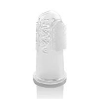 Periuta de dinti din silicon pentru folosire pe deget 79249, 2 bucati, Reer