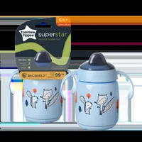 Cana Sippee cu protectie Bacshiled™ pentru +6 luni Albastra, 300ml, Tommee Tippee