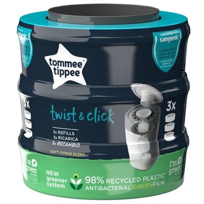 Rezerve Twist & Click, 12 bucati, Tommee Tippee