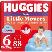 Scutece chilotel Little Movers Pants Mega Marimea 5 pentru baieti 12-17 kg, 96 bucati, Huggies