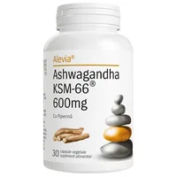 Ashwagandha KSM-66, 600mg, 30 capsule vegetale, Alevia